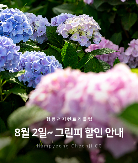 8월-2일~그린피 할인 안내